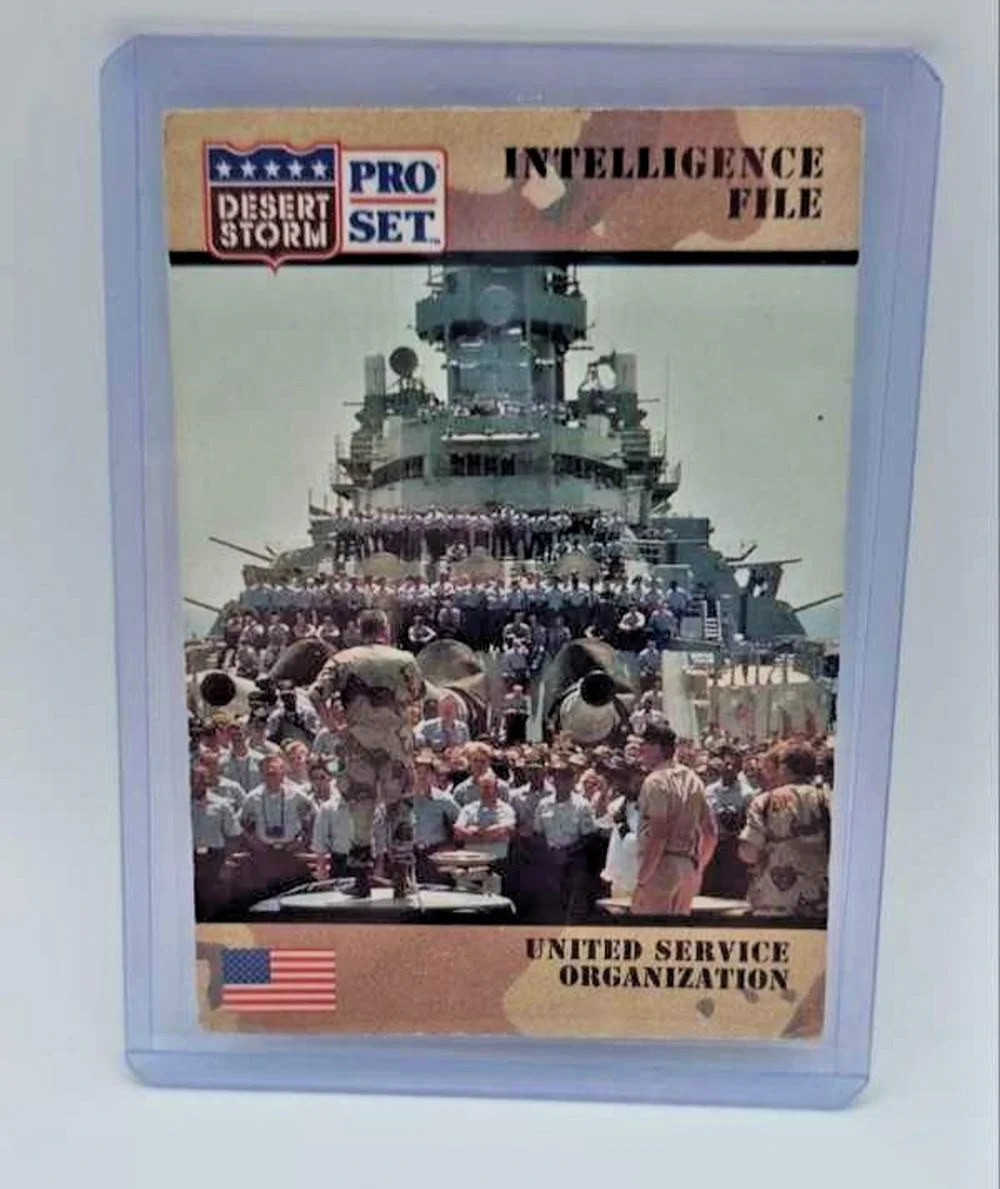 1991 Pro Set Desert Storm #150 United Service Organization Card